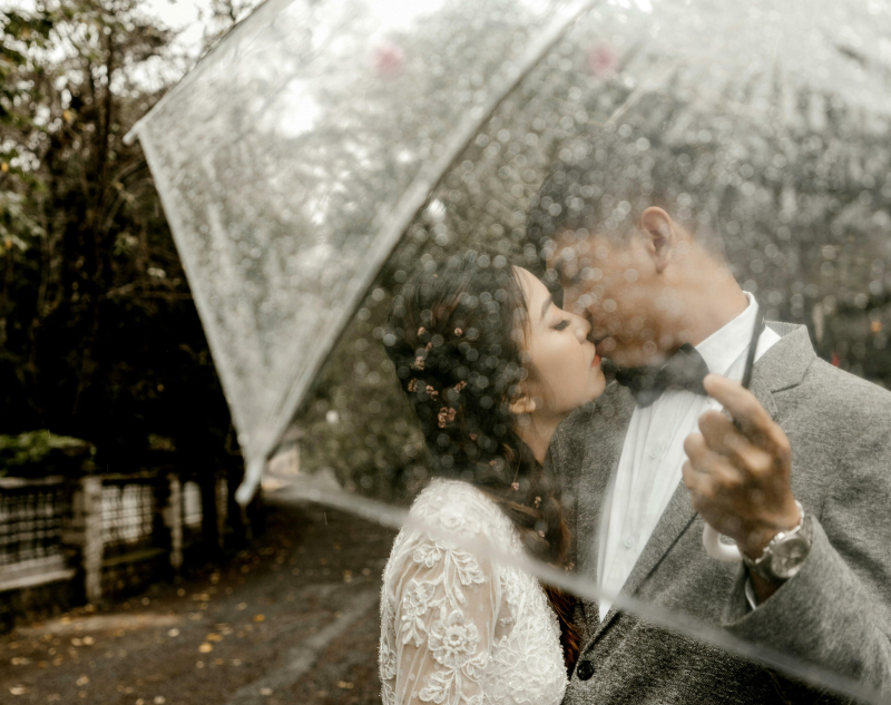 Regenhochzeit